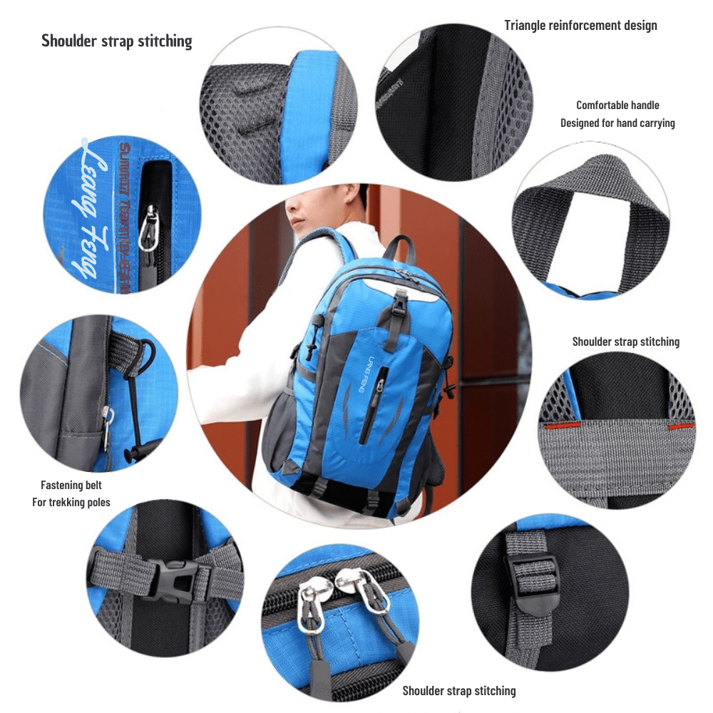 40L Hiking Backpack, Lightweight Waterproof | Everhikes - Everhikes