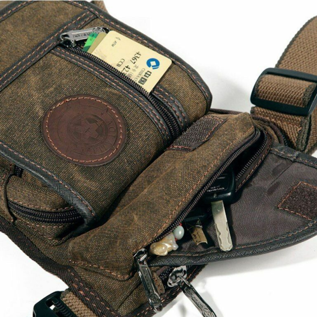 Motorcycle Leg Bag Durable Adjustable Outdoor Pouch