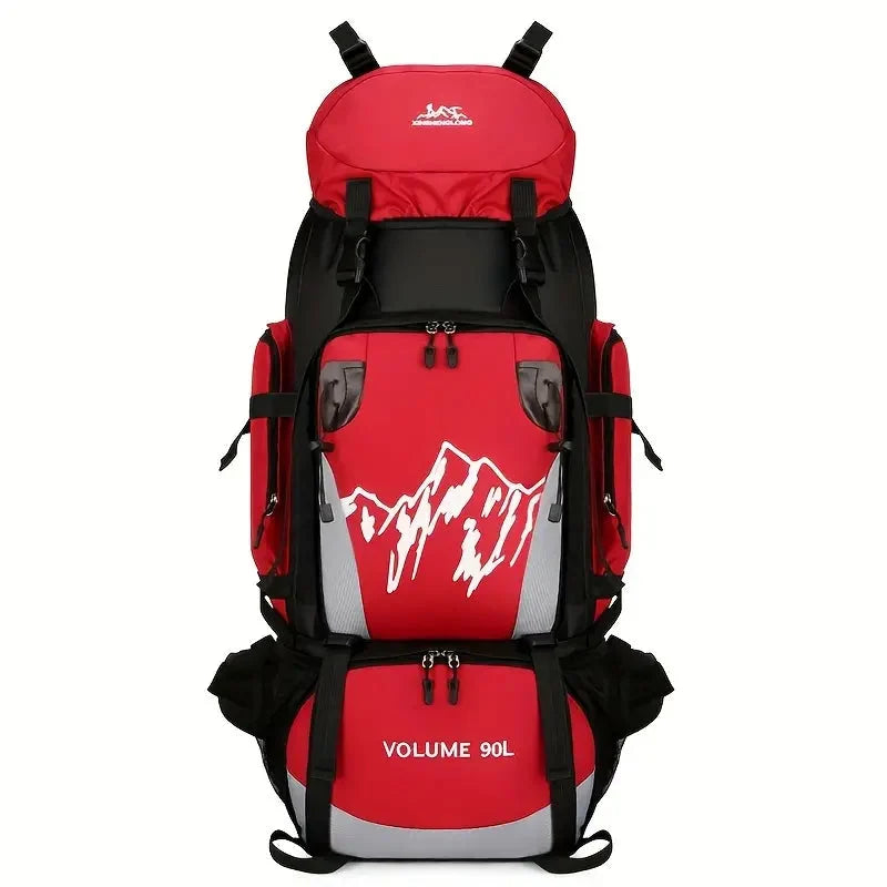 Hiking Backpack Waterproof 90L Large-Capacity Travel Pack