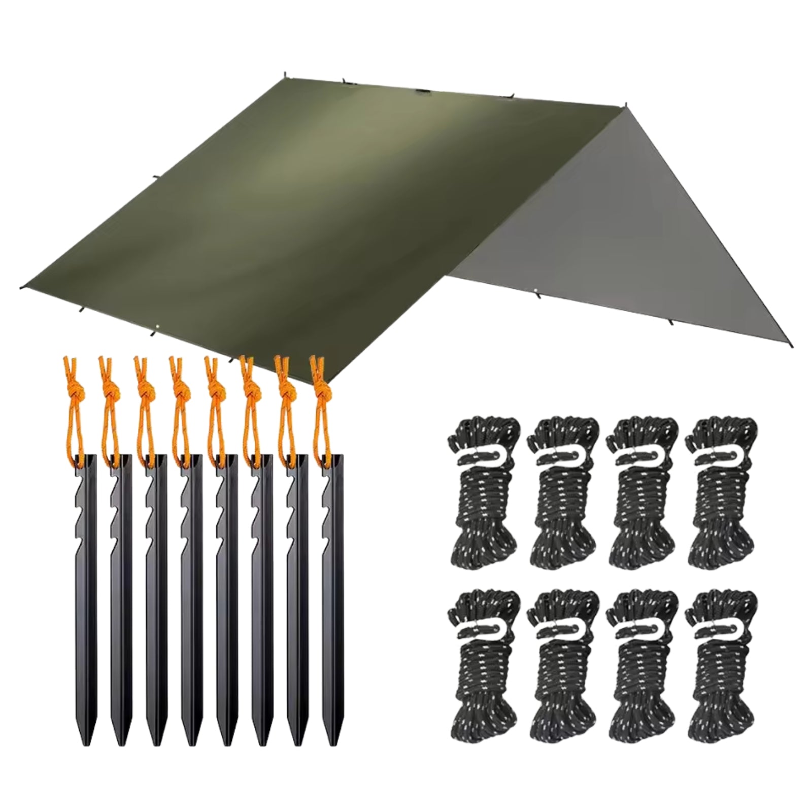 Camping Tarp Lightweight Waterproof Polyester Shelter