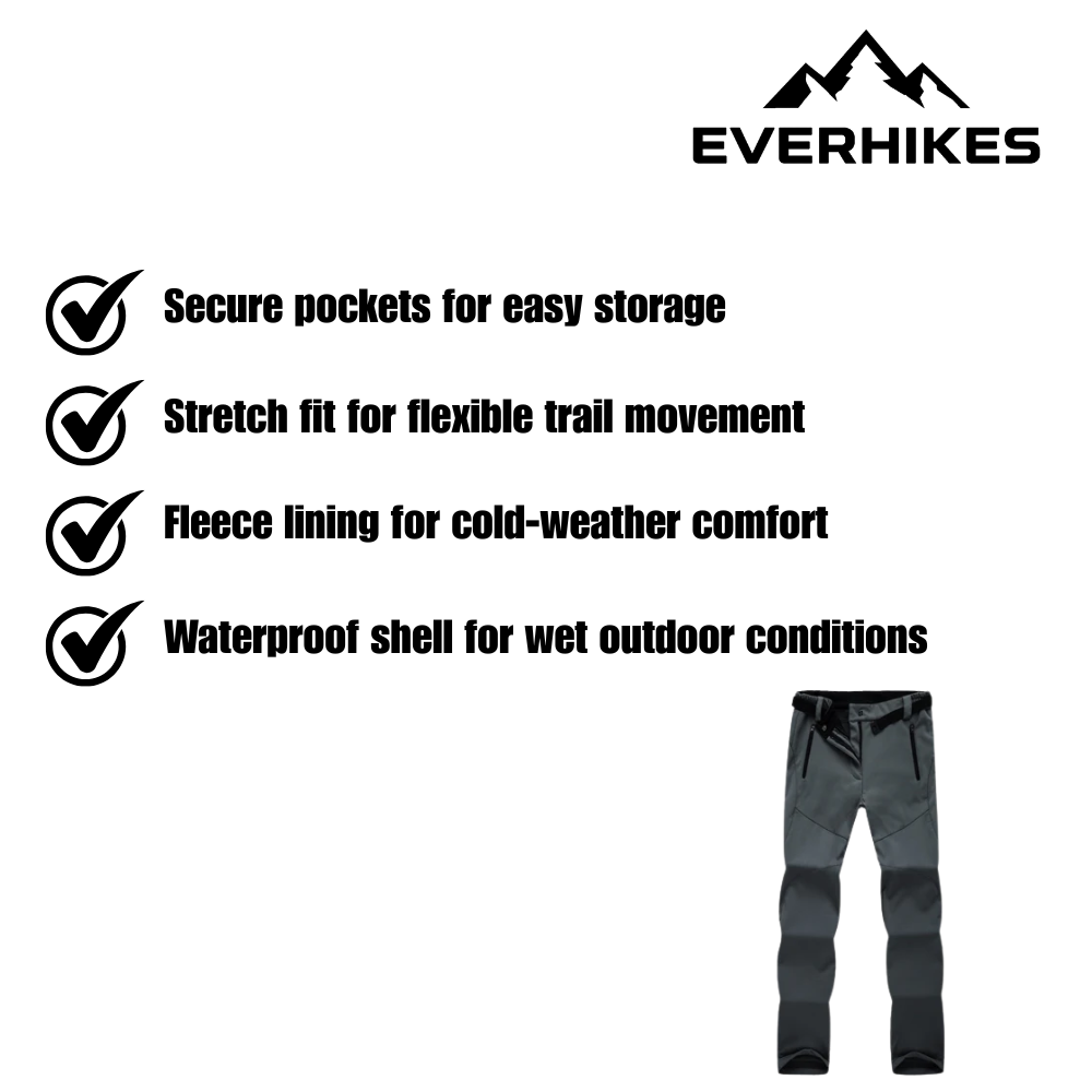 Women's Waterproof Fleece-Lined Hiking Pants | Everhikes