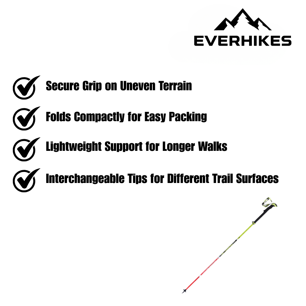 Trekking Pole, Lightweight Folding Carbon | Everhikes