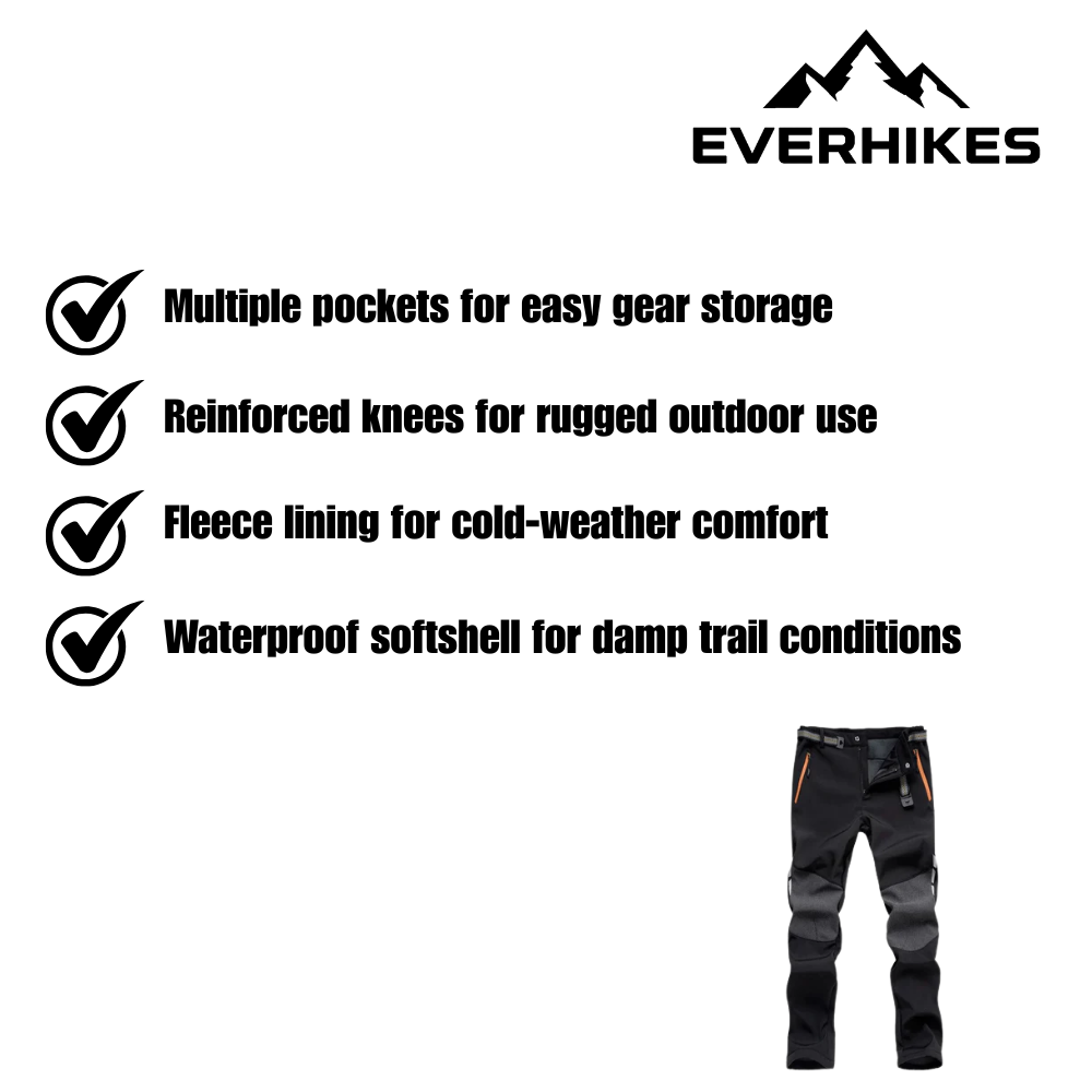 Men's Waterproof Softshell Hiking Pants | Everhikes