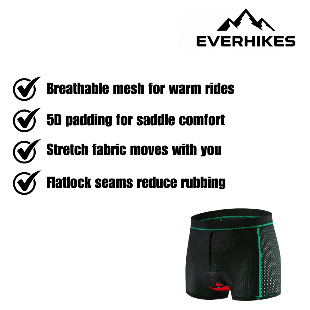 Cycling Base Layer, Lightweight Padded for Men | Everhikes