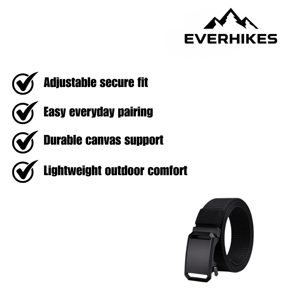 Canvas Belt, Durable Adjustable Outdoor Belt | Everhikes
