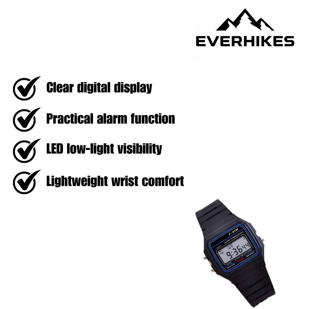 Sports Watch, Lightweight Digital LED | Everhikes