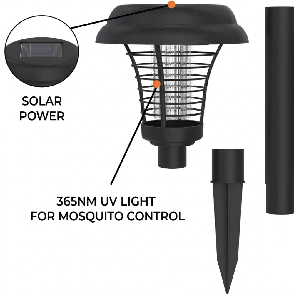 Solar Insect Zapper Outdoor UV Garden Light | Everhikes