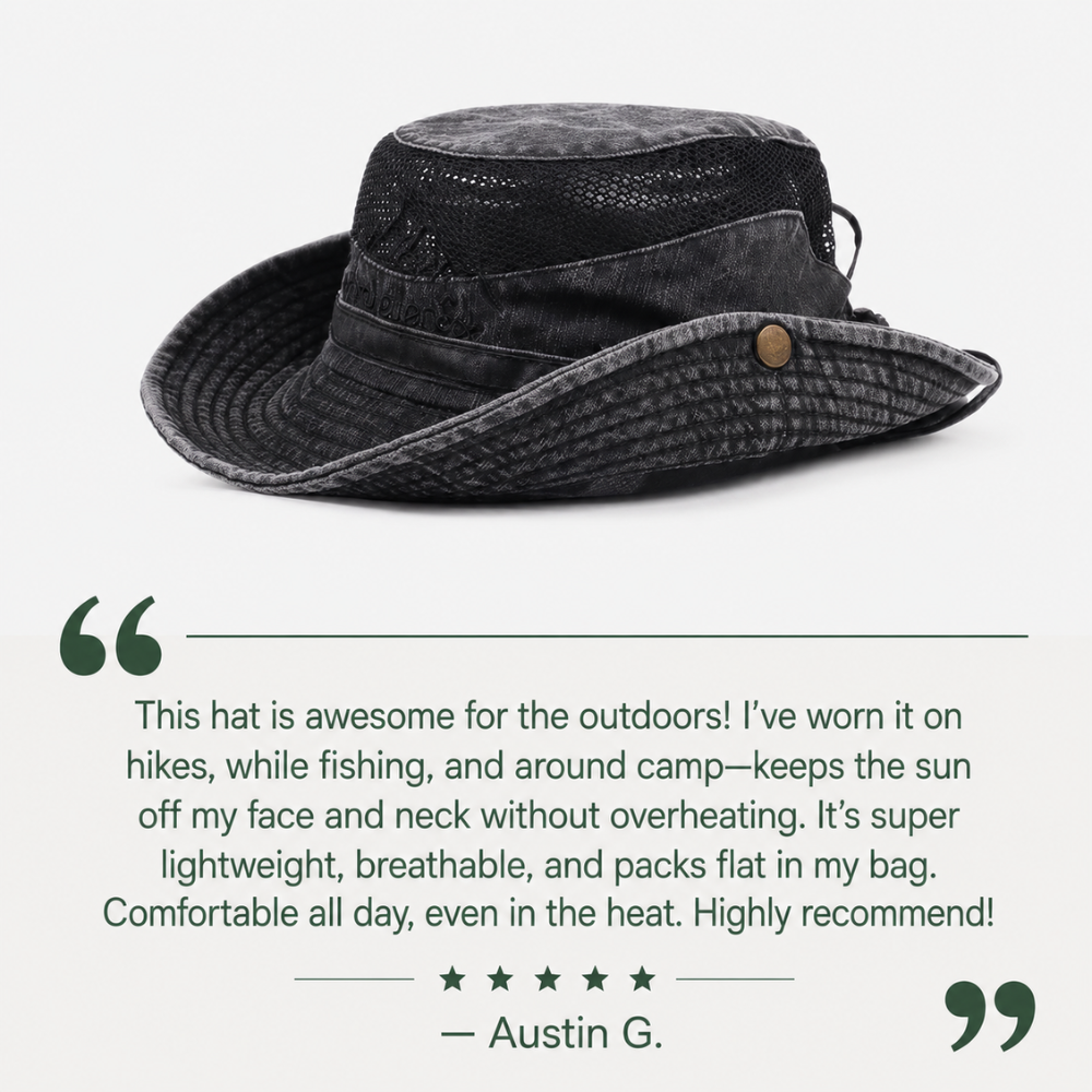 Panama Hat Lightweight Breathable Sun Hat | Everhikes