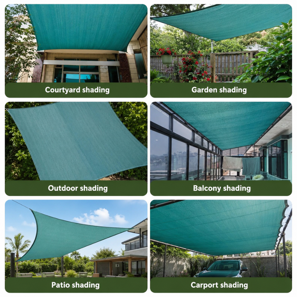 Garden Shade Cloth Breathable UV-Resistant Privacy Mesh
