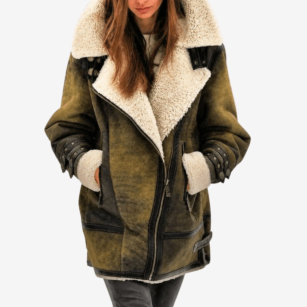 Aviator Jacket, Insulated Shearling-Lined Outdoor Coat | Everhikes - Everhikes