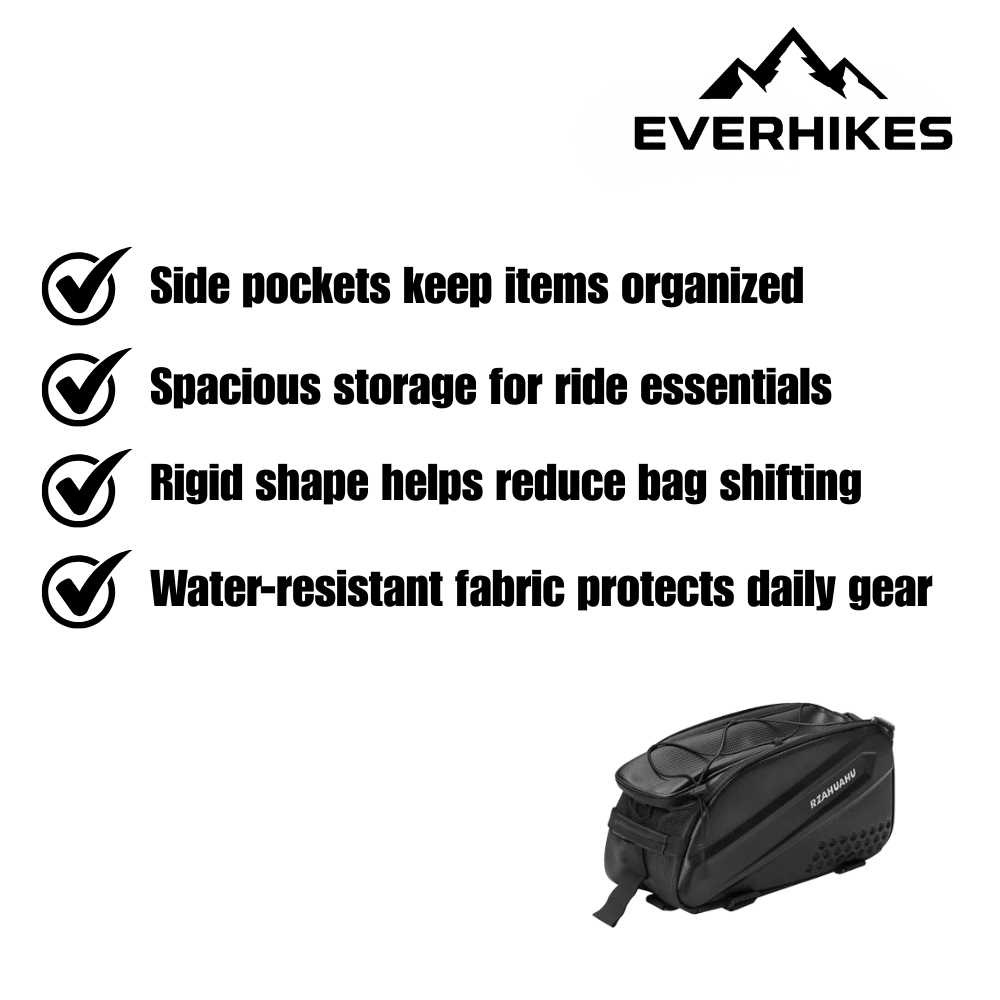 Bike Pannier, Water - Resistant Rigid | Everhikes - Everhikes