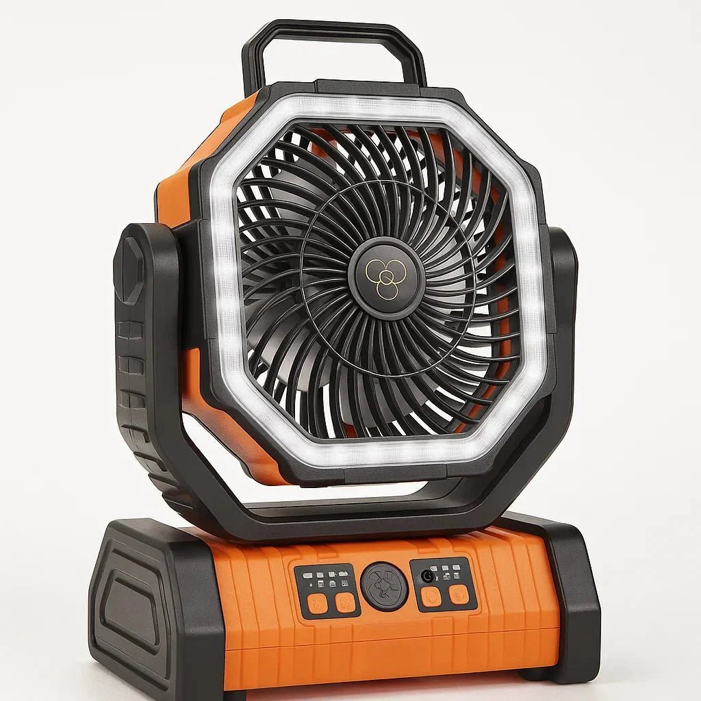 Camping Fan, Rechargeable LED Light with Power Bank | Everhikes - Everhikes