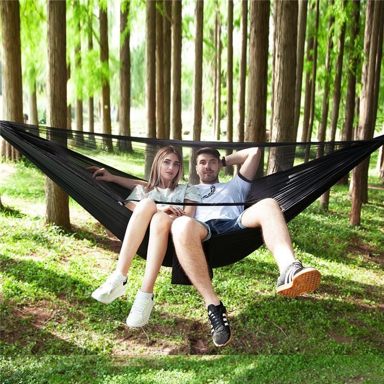 Camping Hammock, Lightweight Polyester with Mosquito Net - Everhikes