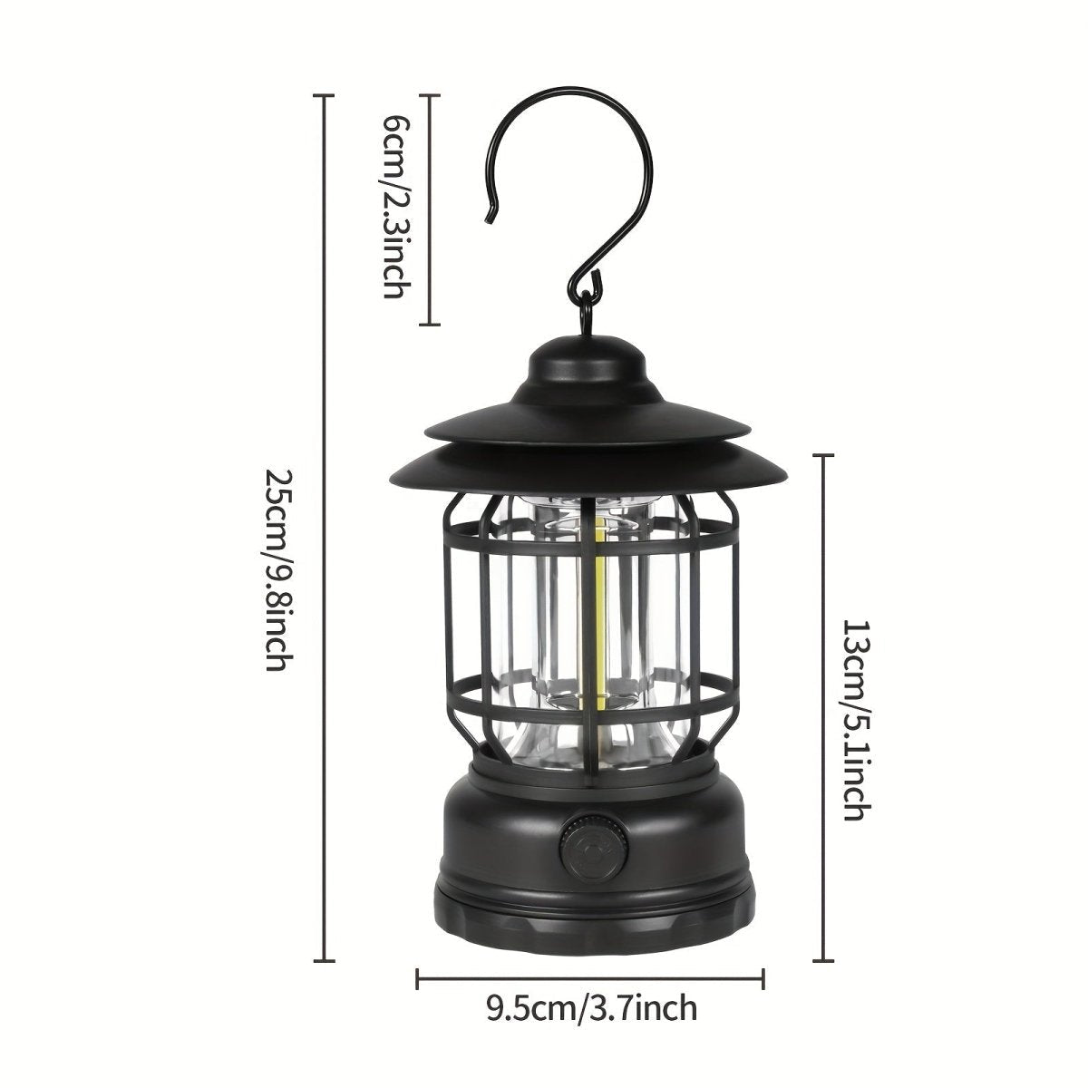 Camping Lantern, Rechargeable Adjustable LED Light - Everhikes