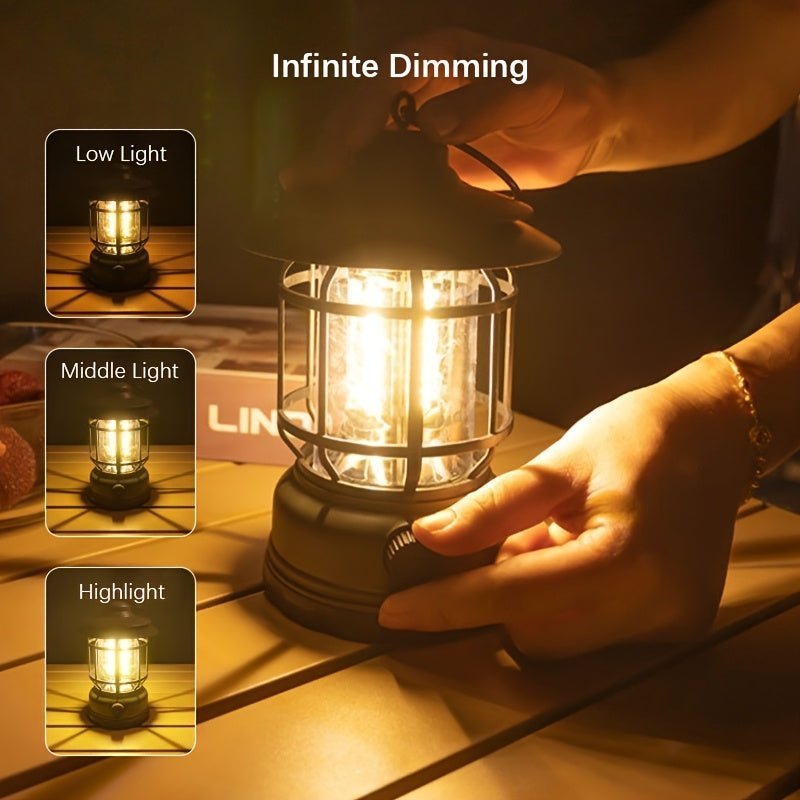 Camping Lantern, Rechargeable Adjustable LED Light - Everhikes