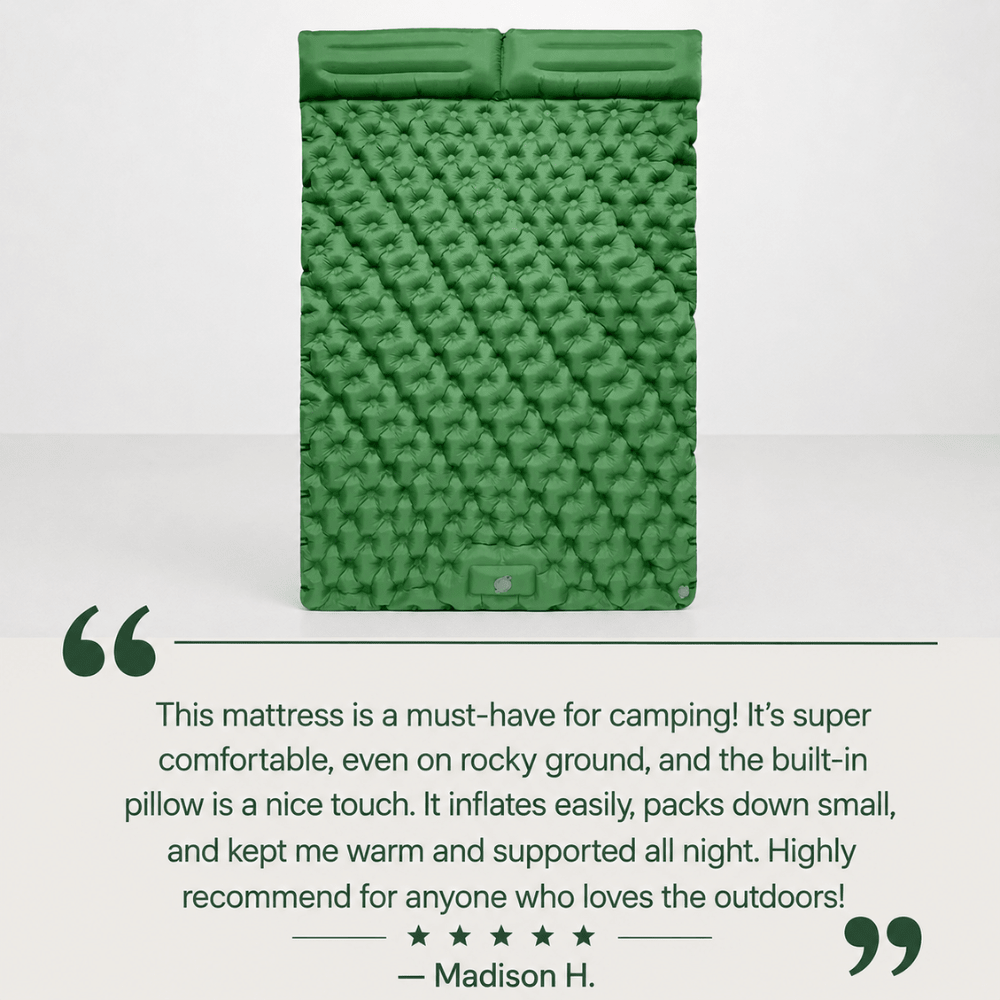 Camping Mattress – Lightweight Double Inflatable Pad | Everhikes - Everhikes
