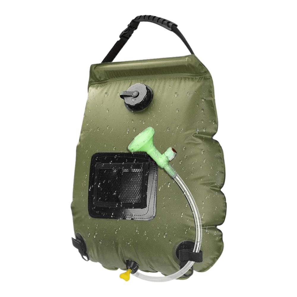 Camping Shower Bag Portable Solar-Heated 20L | Everhikes - Everhikes