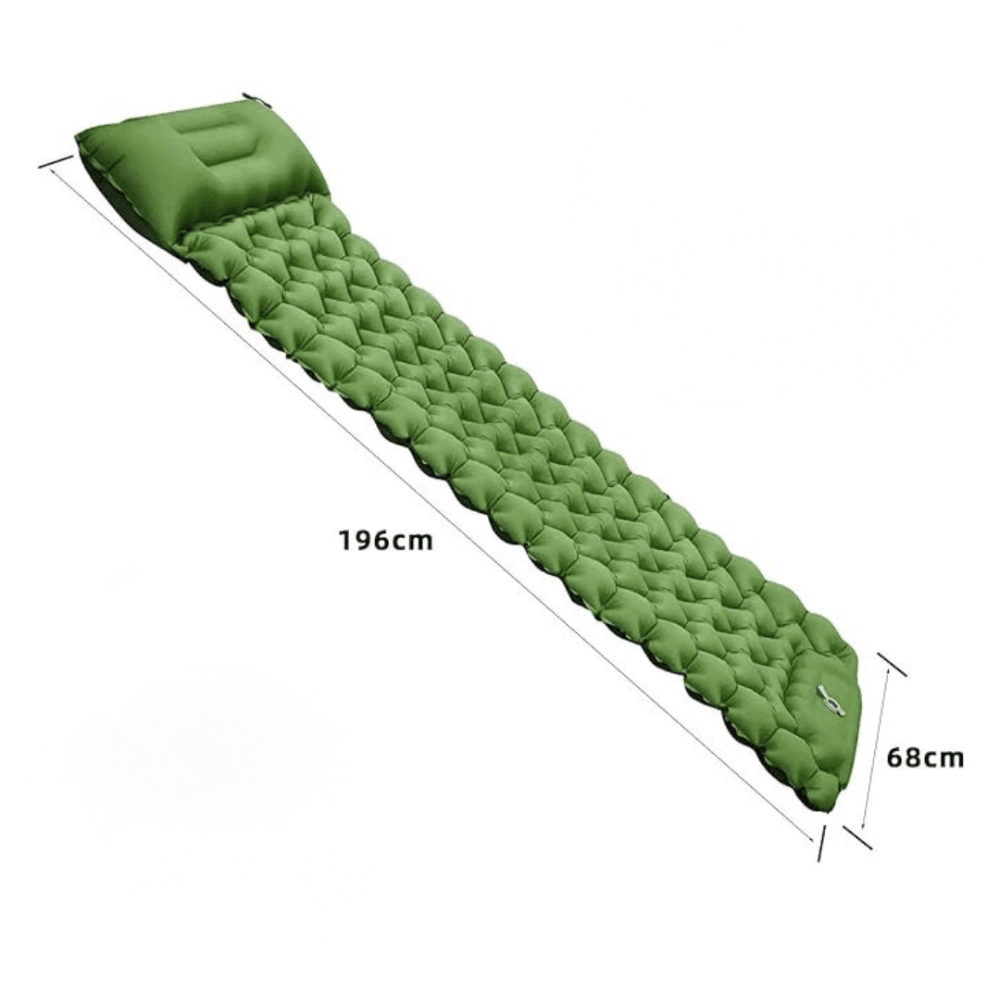 Camping Sleeping Pad Lightweight Inflatable with Built-In Pump - Everhikes