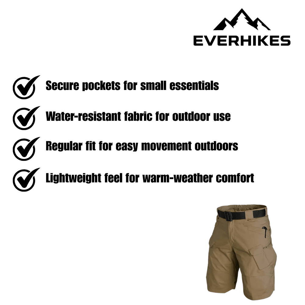 Cargo Shorts, Water - Resistant Tactical Outdoor Wear | Everhikes - Everhikes