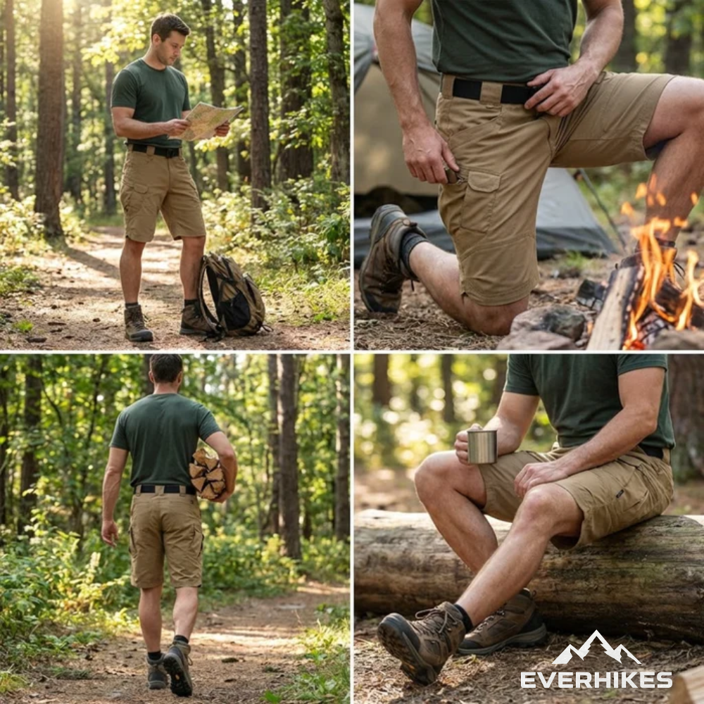 Cargo Shorts, Water - Resistant Tactical Outdoor Wear | Everhikes - Everhikes