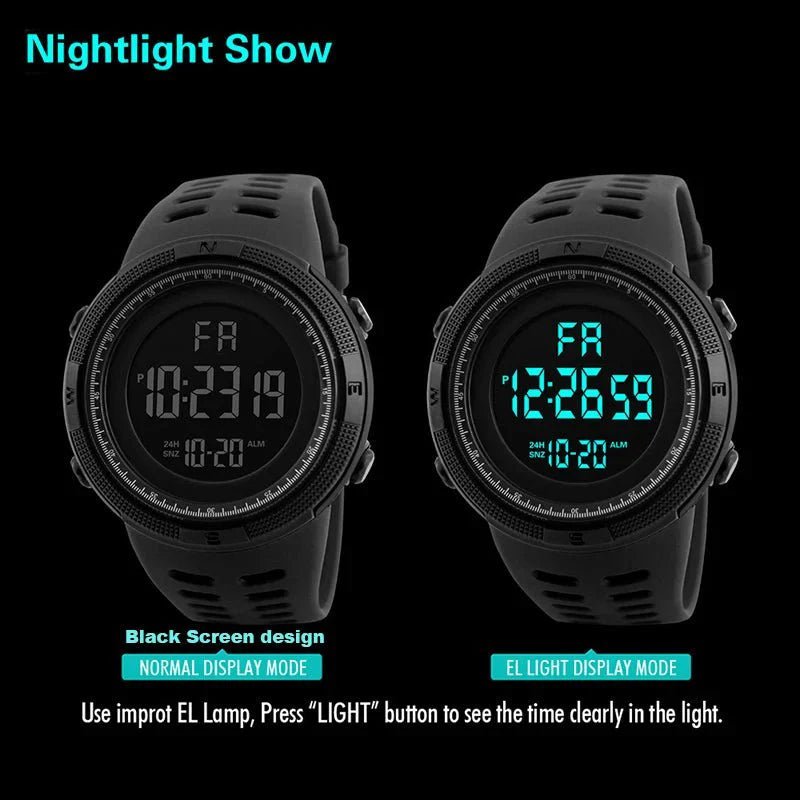 Digital Watch, Luminous Multifunction | Everhikes - Everhikes