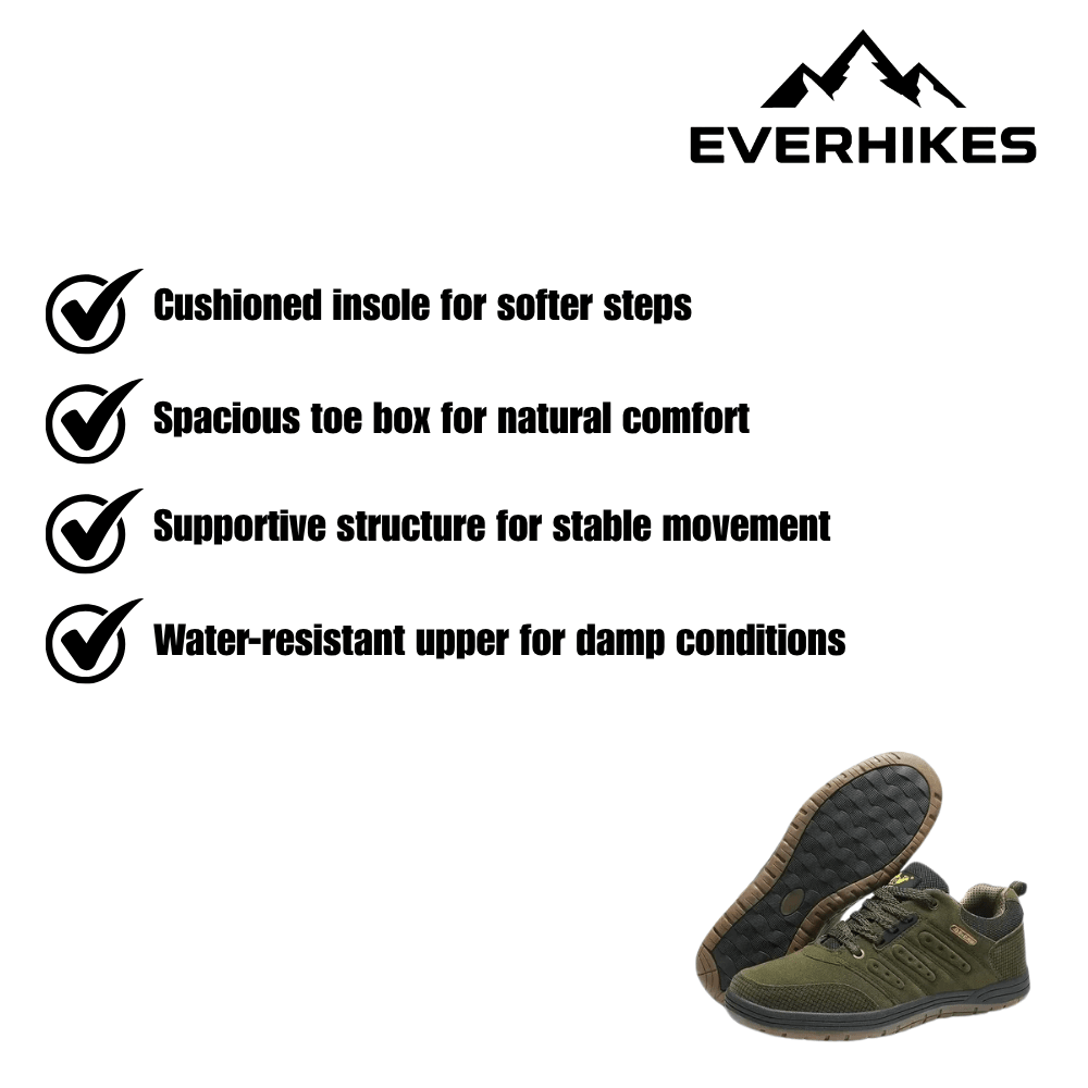 Durable Men's Walking Trainers – Water-Resistant Outdoor Footwear - Everhikes