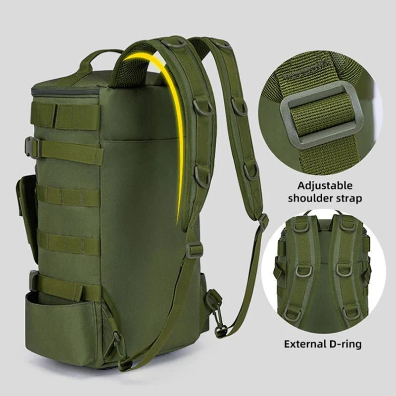 Fishing Backpack with Rod Holders, Durable Water - Resistant Pack - Everhikes