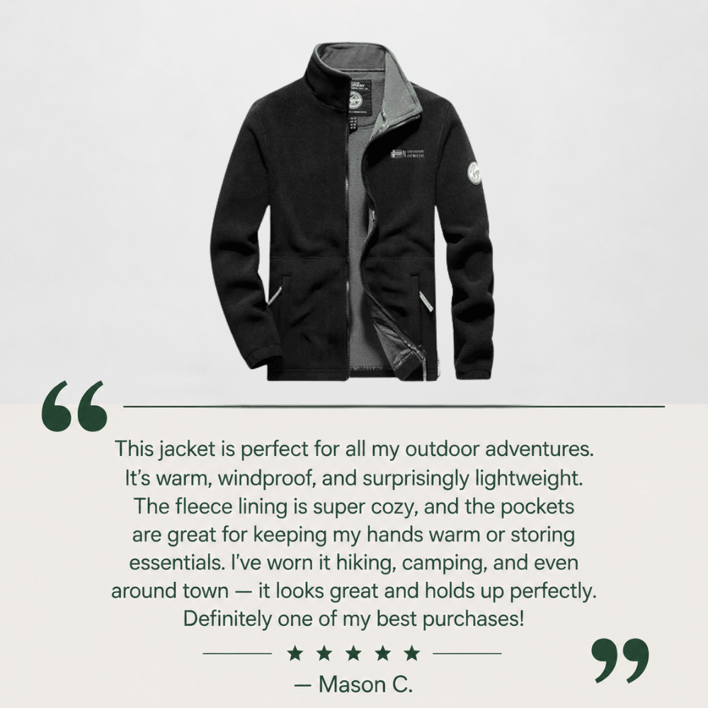 Fleece Jacket – Lightweight Breathable Thermal Layer | Everhikes - Everhikes