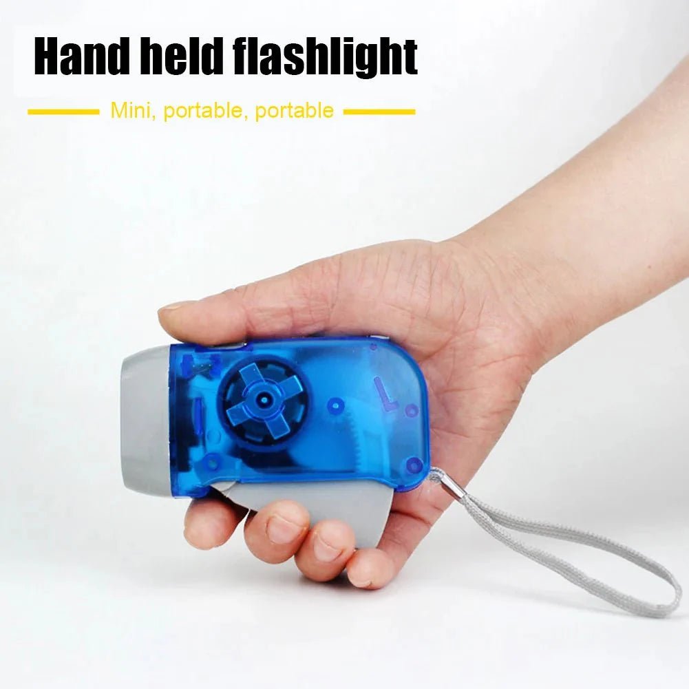 Hand Crank Flashlight – Lightweight LED Emergency Light - Everhikes