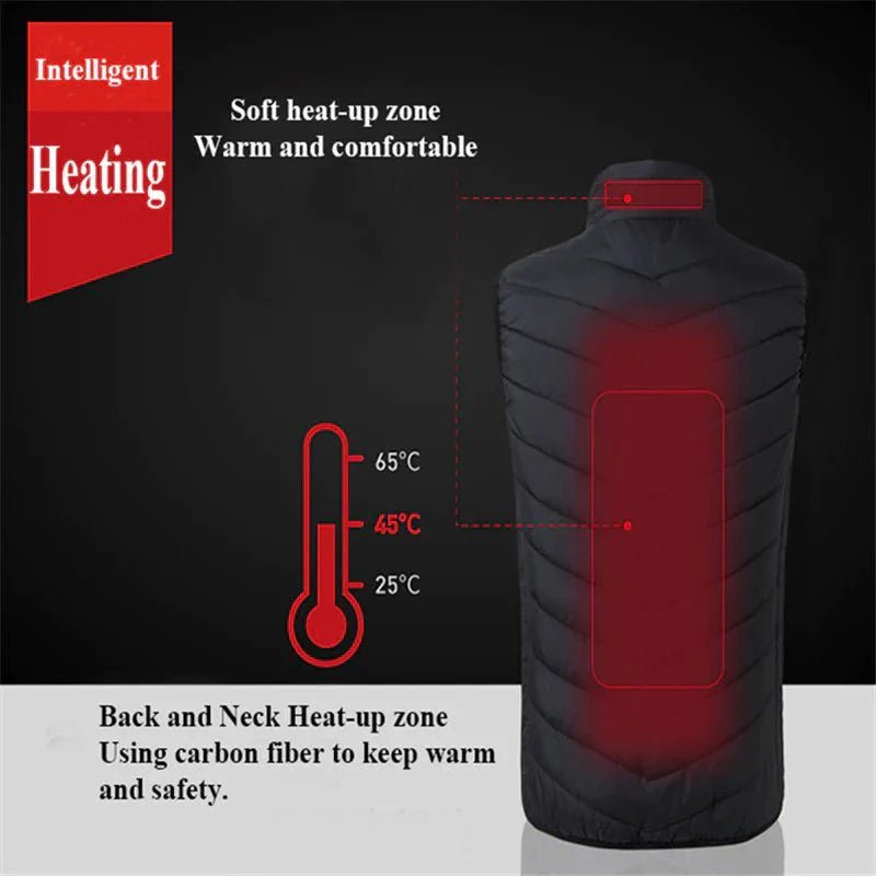 Heated Vest, Lightweight Water - Resistant Layer | Everhikes - Everhikes