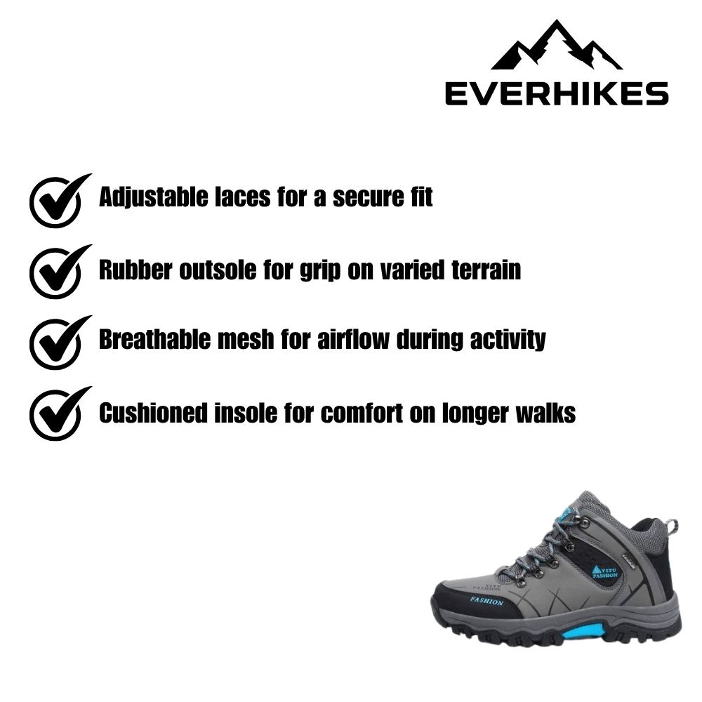 High-Top Hiking Shoes – Breathable Durable Outdoor Footwear - Everhikes