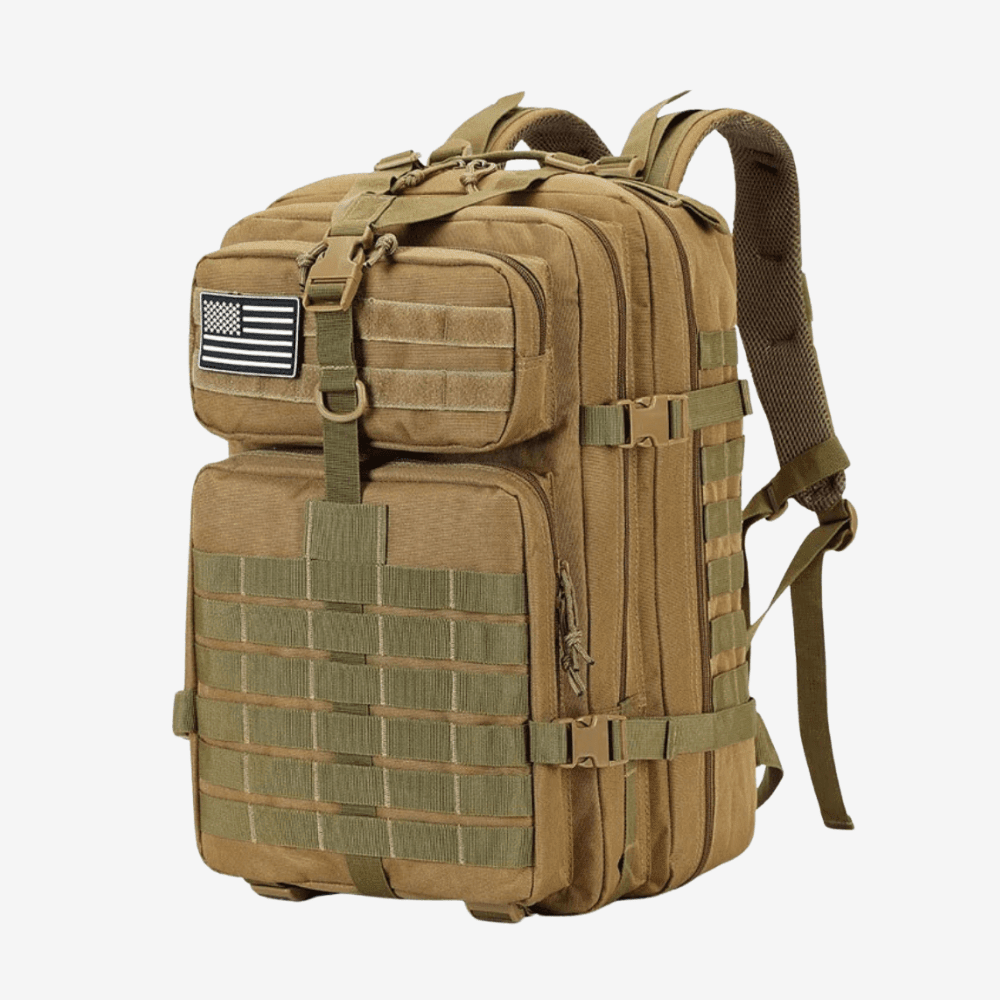 Hiking Backpack, Durable Waterproof 50L for Trekking, Camping - Everhikes