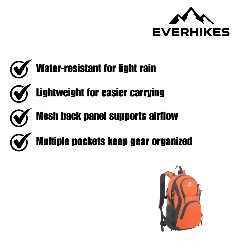 Hiking Backpack – Lightweight Water - Resistant | Everhikes - Everhikes