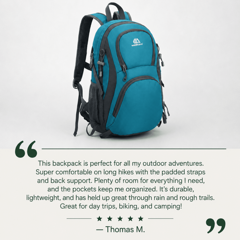 Hiking Backpack – Lightweight Water-Resistant | Everhikes - Everhikes