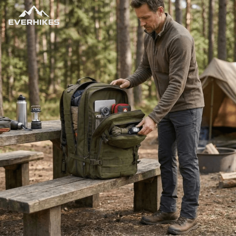 Hiking Backpack, Rugged Water-Resistant 50L | Everhikes - Everhikes
