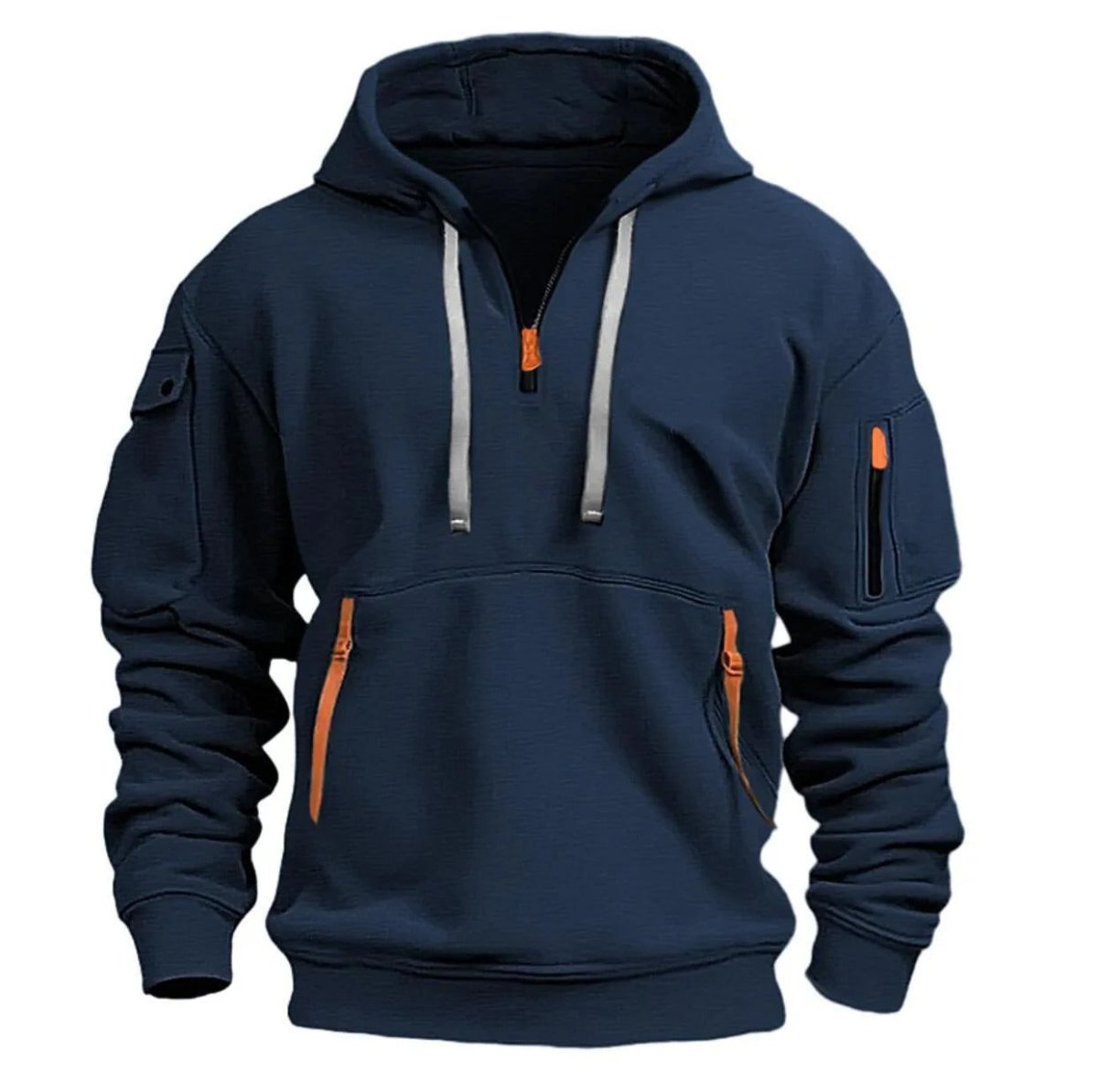 Hiking Hoodie – Lightweight Breathable Half - Zip Layer | Everhikes - Everhikes