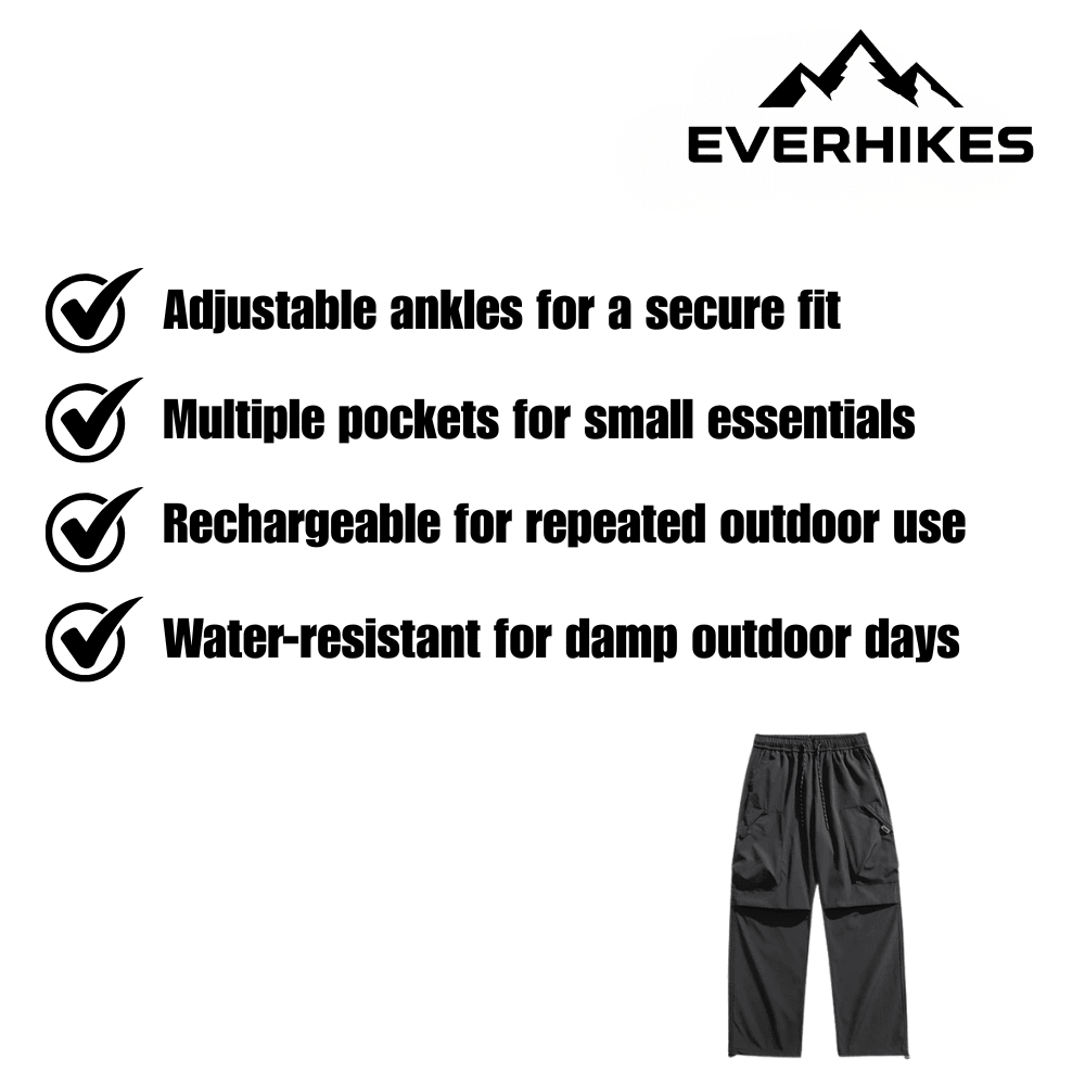 Hiking Pants, Windproof Water - Resistant for Men | Everhikes - Everhikes
