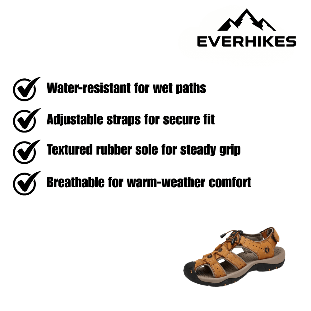 Hiking Sandals Water - Resistant Lightweight Grip | Everhikes - Everhikes