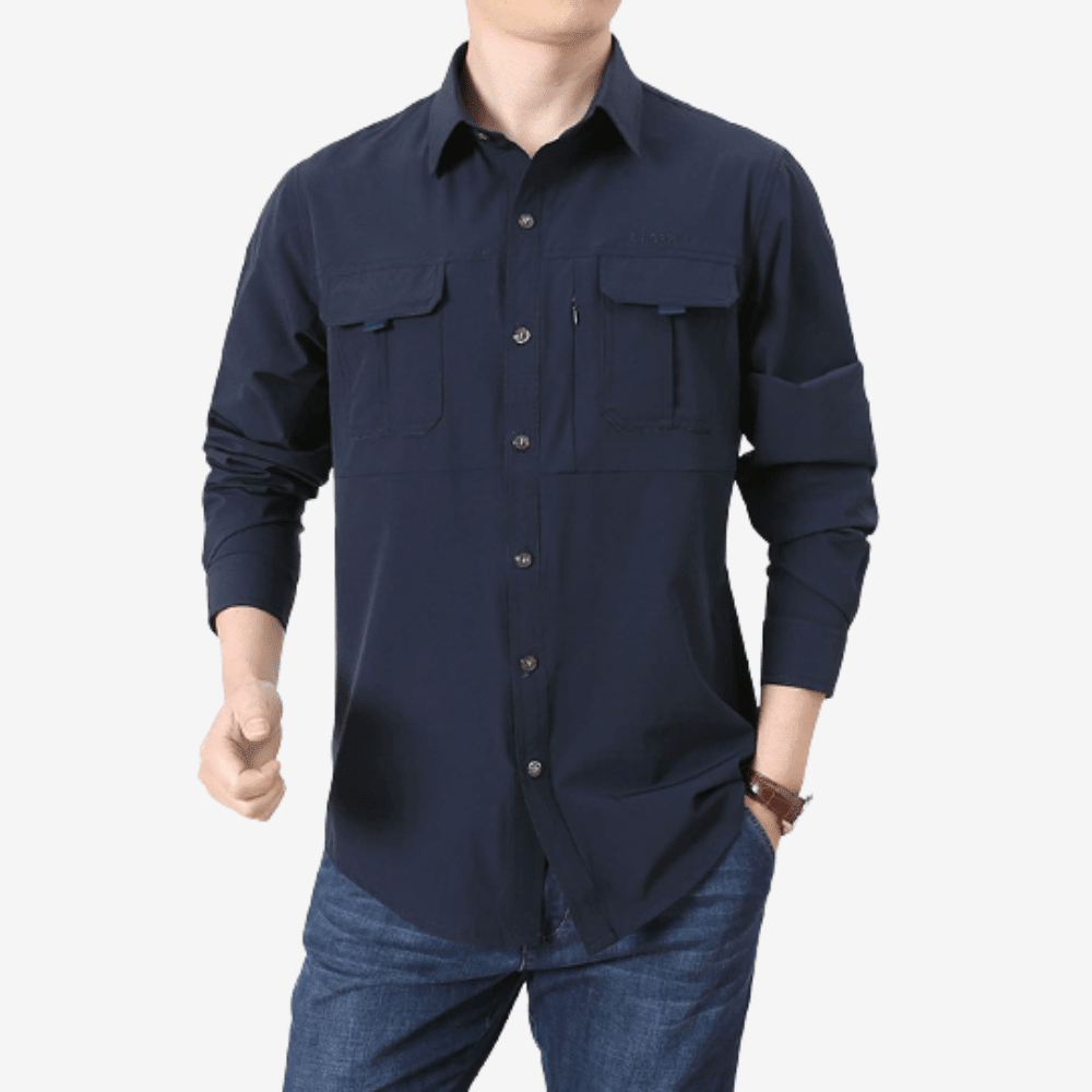Hiking Shirt, Lightweight Breathable Long - Sleeve | Everhikes - Everhikes