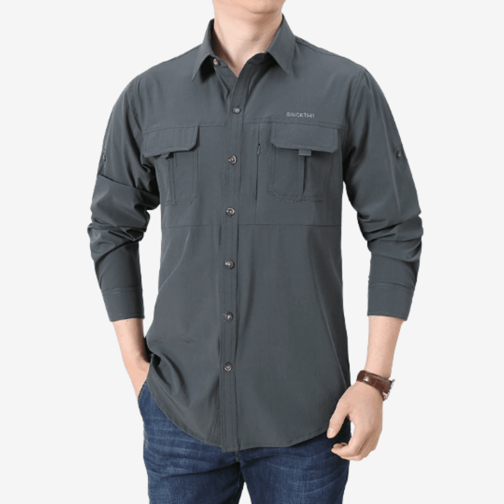 Hiking Shirt, Lightweight Breathable Long - Sleeve | Everhikes - Everhikes