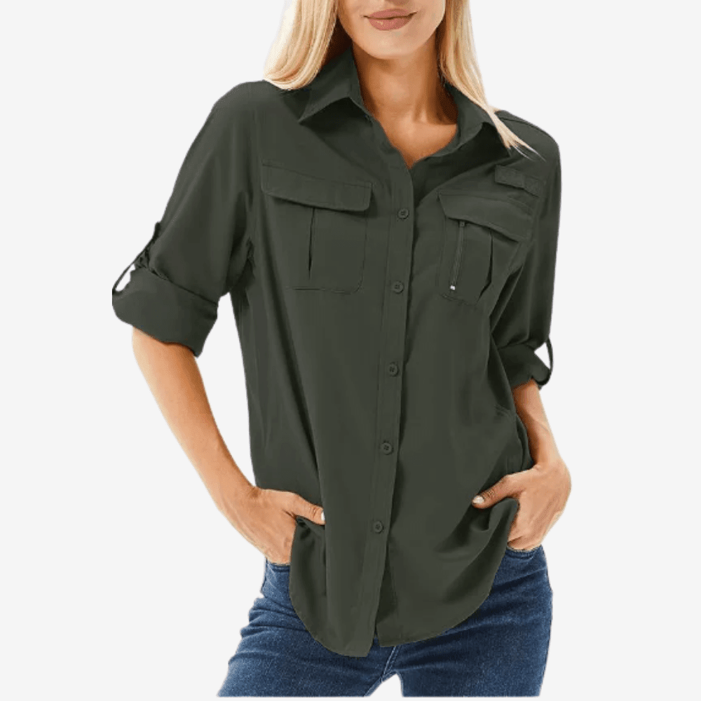 Hiking Shirt – Lightweight Breathable Women’s Long Sleeve - Everhikes