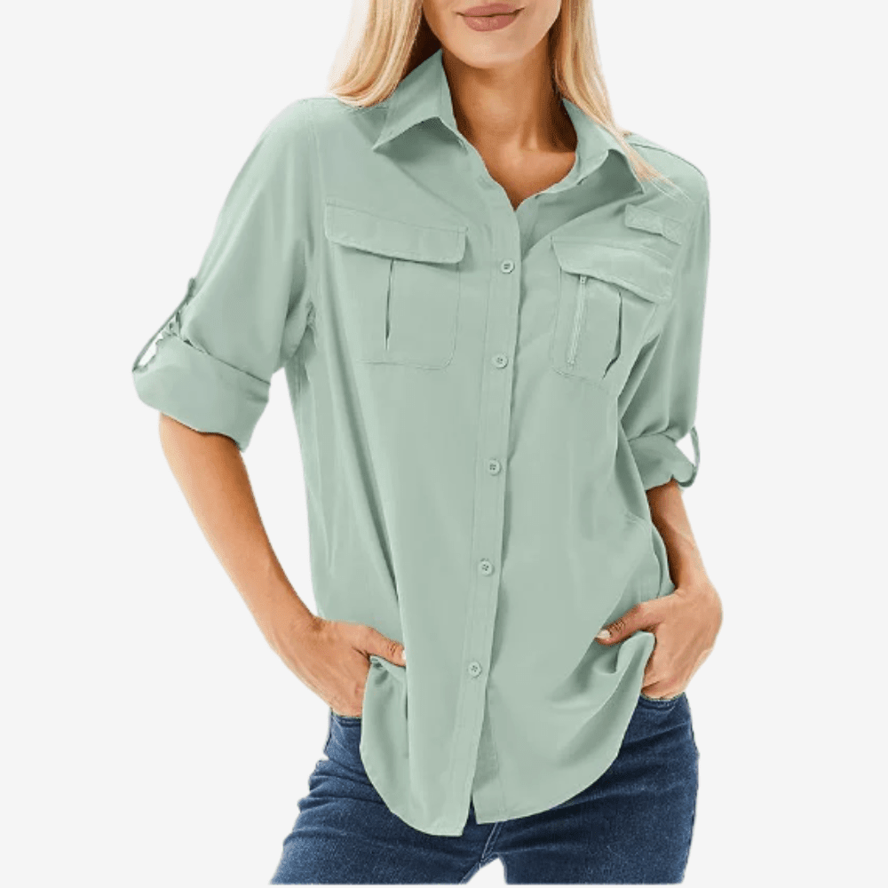 Hiking Shirt – Lightweight Breathable Women’s Long Sleeve - Everhikes