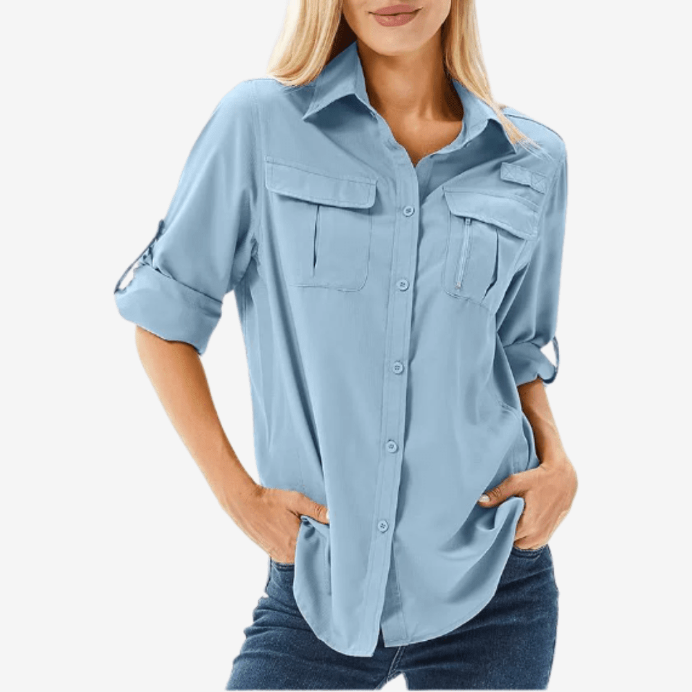 Hiking Shirt – Lightweight Breathable Women’s Long Sleeve - Everhikes