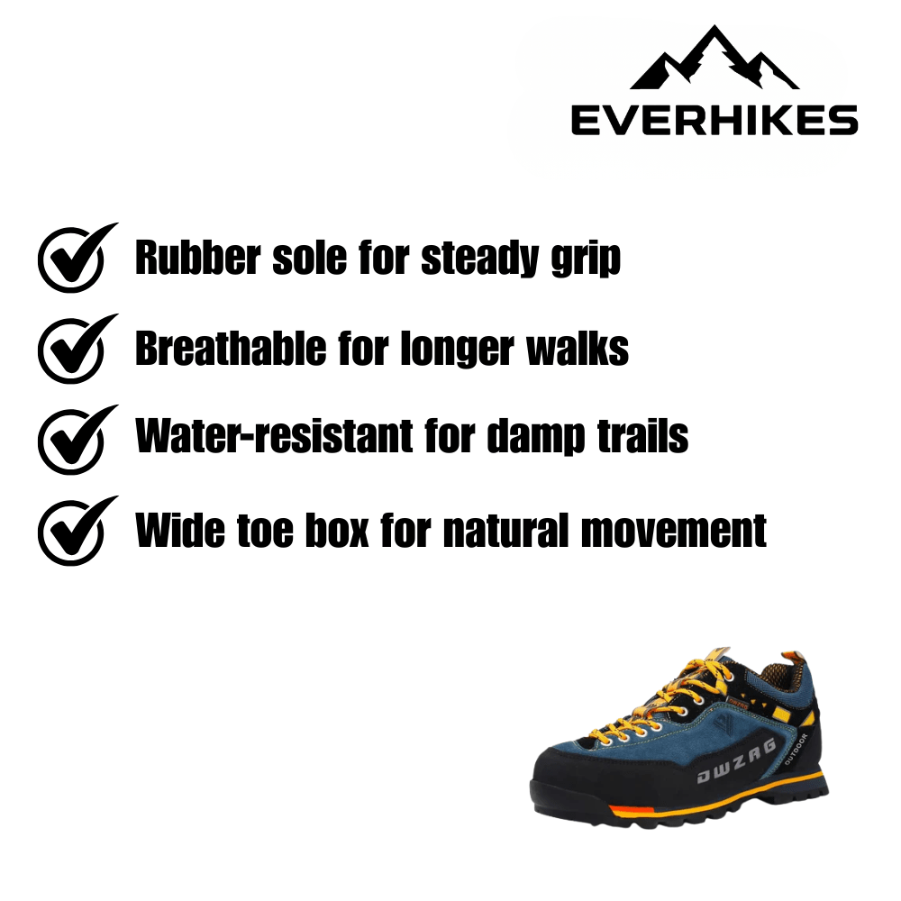 Hiking Shoes Durable Water - Resistant Low - Cut | Everhikes - Everhikes