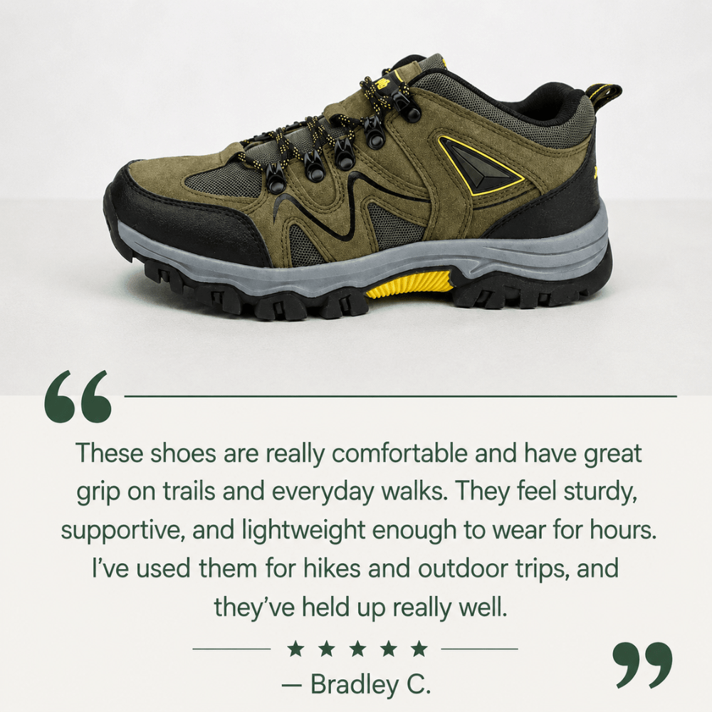 Hiking Shoes – Durable Water-Resistant Men’s Trail Shoes - Everhikes