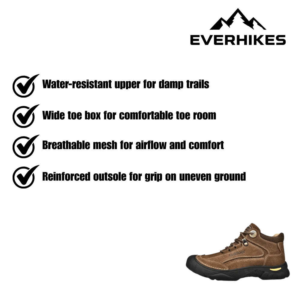 Hiking Shoes, Durable Water-Resistant Trail Shoes | Everhikes - Everhikes