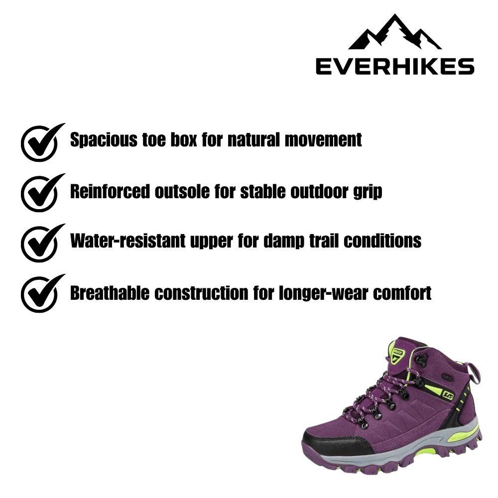 Hiking Shoes, Rugged Water-Resistant Trail Shoes | Everhikes - Everhikes