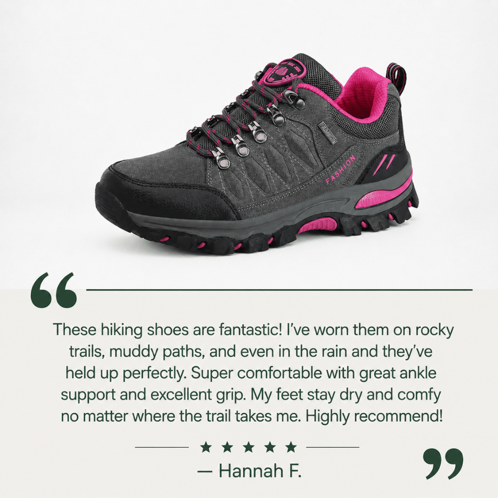 Hiking Shoes Waterproof Durable Trail Grip | Everhikes - Everhikes