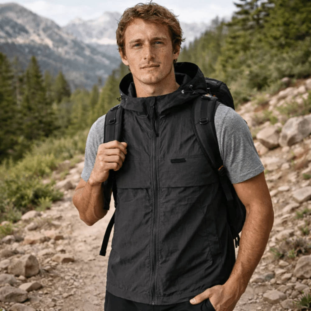 Hiking Vest – Lightweight Hooded Sleeveless Layer | Everhikes - Everhikes