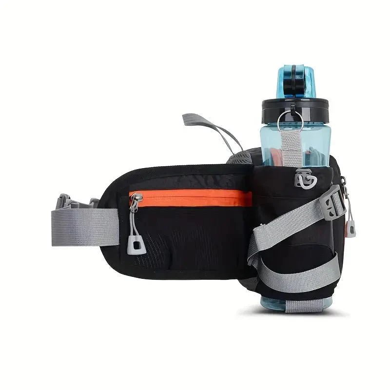 Hiking Waist Pack Lightweight Water-Resistant with Bottle Holder - Everhikes